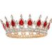 Baroque Round Crown Alloy Headdress Bride Wedding Dress Accessories Birthday Adult Ceremony Round Crown_ipsvogv.com