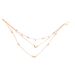 Jewelry New Fashion Gold Love Star Micro Diamond Multi Layered Necklace Ornament_ipsvogv.com