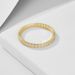 Women's Jewelry Micro Inlaid Zircon Full Diamond Ring Sterling Silver Fashionable And Simple All Match Stacking Style Ring Ring Hand Jewelry_ipsvogv.com