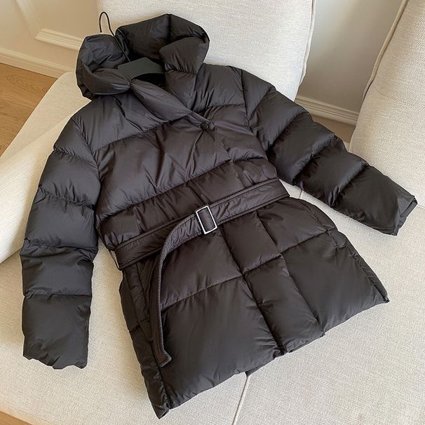 Women's Clothing Waist slimming down jacket for women short 90% white duck down thickened high end niche fashion temperament winter_ipsvogv.com