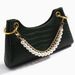 jewelry Pearl Temperament Double Layer Chain Bag Chain Fashionable Metal Beaded Handbag Accessories For Women_ipsvogv.com