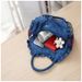 Medium women's new key bag, Korean version of women's handbag, solid color lace women's zipper handbag._ipsvogv.com