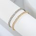 Trendy Heart-Shaped Bracelet Single Row Full Zircon Tennis Chain Hip-Hop Accessory_ipsvogv.com