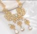 Autumn Evening Party Accessories Necklace New Jewelry Bride Wedding Dress Full Diamond Earrings Bracelet Chain Set_ipsvogv.com