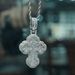 Hip Hop Cross Pendant Personality Trendsetter T Square Zircon Men's Necklace Accessory_ipsvogv.com