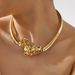 N12338 New Fashionable Accessories Personalized Simple Flower Set Pearl Collar for Women_ipsvogv.com