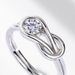 S925 Silver Moissanite Ring Surrounded By Brilliant Colored Gemstone Finger Ring Simple Personality Design All Match_ipsvogv.com