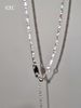Little Sweet Potato Full Diamond Long Necklace With Super Sparkling Pink Zircon Neck Shining Design Light Luxury Sweater_ipsvogv.com