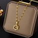 Fashionable And Dynamic Hexagram Set Zircon Pendant For Girls Fashion Jewelry New Rose Gold Plated Titanium Steel_ipsvogv.com