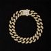 Hip-Hop Stainless Steel Cuban Chain Men's Fashion Bold Square Buckle Bracelet_ipsvogv.com