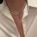 Multi-layer Pearl High-end Collarbone Chain Men's Necklace Women's Niche Design Neck Chain European And American Hip-hop Couple Sweater Chain_ipsvogv.com