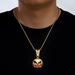 Halloween Pumpkin Skull Oil Drop Alloy Pendant With Exaggerated Personality, Men's Necklace Jewelry_ipsvogv.com