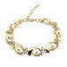 Korean minimalist pearl glitter diamond bracelet, geometric shaped bracelet for Sen students, women's jewelry_ipsvogv.com