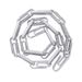 New Clavicle Chain Full Of Zircon Real Gold Electroplating Men And Women Paper Clip Button Necklace_ipsvogv.com
