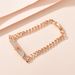 Light Luxury Cuban Chain Full Diamond Button Versatile Champagne Gold Fashion Simple Copper Bracelet_ipsvogv.com