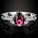 Sanjie Jewelry's New Inlaid Blue Accessory Zircon Ring_ipsvogv.com