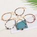 Instagram Style Light Luxury Natural Stone Handmade Beaded With Niche Design Stacked Bracelet_ipsvogv.com