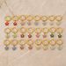 Women’s Jewelry Set Fashion December Birthstone Simple Flower Earrings Colorful Rhinestones Personality Stainless Steel Gold Plated Round Earrings_ipsvogv.com