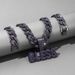 Unisex New Hip Hop Men And Women Alloy Full Diamond Purple BLESS Blessing Pendant Fashion Cuban Pendant Chain_ipsvogv.com