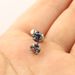 5mm Round Zircon Earrings Grasping Zirconium Earrings Small Earrings Stainless Steel Body Piercing Jewelry_ipsvogv.com