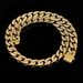 Men's Jewelry Gold Diamond Cuban Bracelet Jewelry Hip Hop Trend Brand Full Diamond Bracelet Stainless Steel_ipsvogv.com