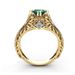 hot sale fashion emerald zircon ring simple temperament emerald diamond ring jewelry_ipsvogv.com