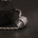 Exquisite Glass Cylinder Pendant Necklace, Men's Titanium Steel Does Not Fade, High-end Feeling, Hundred Matching_ipsvogv.com