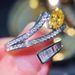 Cao Shi's Light Luxury, High Grade, Fashionable Open Group Set with Exquisite Temperament, Hand Decoration, Index Finger_ipsvogv.com