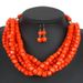 Beaded Fashion Personality Multi Layer Set Necklace Female_ipsvogv.com