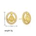 Women’s Jewelry Set Fashion Hot Selling Jewelry Ins Trendy Round Micro Inlaid Zircon Madonna Earrings Fashionable Retro Earrings For Women_ipsvogv.com