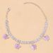 fashion hot diamond butterfly Anklet cross personality pendant diamond foot decoration Anklet_ipsvogv.com