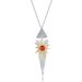 S925 Sterling Silver Red Agate Pendant Designer New Necklace Light Luxury Jewelry Sun Goddess Necklace_ipsvogv.com