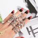 Bohemian Style New Silver Over 100 Full Diamond 17 Set Rings_ipsvogv.com