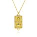 New Devil's Eye Oil Drop Necklace Card Micro Inlaid Pendant Necklace Jewelry_ipsvogv.com
