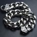 Hot Selling Personalized Men's Stainless Steel Encrypted Arc Cuban Bracelet With Unique Head And Tail Clasp_ipsvogv.com