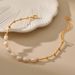 Copper Plated K Gold Natural Freshwater Pearl Gold Round Bead Copper Chain Design Is Not Easy To Allergic Elegant Texture Women's Bracelet_ipsvogv.com