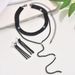 Women’s Jewelry Set Fashion New Full Diamond Multi Layer Necklace Fashionable Simple Long Tassel Necklace Clavicle Chain Female Jewelry_ipsvogv.com