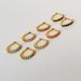 Fashionable Niche INS Retro Coral Diamond Colored Zircon Choop Ear_ipsvogv.com