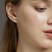 Simple Four Claw Inlaid D Color 1 Carat Moissanite Earrings S925 Silver Brilliant Moissanite Earrings Fashion_ipsvogv.com