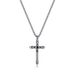 Men's Jewelry Retro Cross Titanium Steel Pendant Personalized Stainless Steel Punk Style Necklace_ipsvogv.com