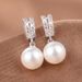 Cao Shi Baroque's New Large High Quality Pearl For Ladies And Gentlemen Style Beizhu Zircon Earrings_ipsvogv.com