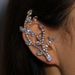Hot-selling Jewelry Disordered Branch-shaped earrings Trendy Double Buckle Micro-inlaid Zircon earrings earrings_ipsvogv.com