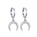 Women’s Jewelry Set Fashion Jewelry Exquisite Small Micro Inlaid CZ Zircon Female Earrings Personality Creative Crescent Earrings_ipsvogv.com