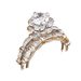 Sanjie 2025 New With Diamond And Zircon Jewelry, Ms. Mo Sangshi Handheld Flower Pair Ring_ipsvogv.com