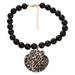 Exaggerated Seaside Vacation Style Resin Bead Necklace With Three-dimensional Shell Print Pendant, Personalized And_ipsvogv.com