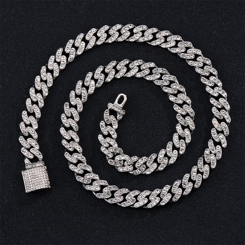 11MM Box Buckle Miami Heavy Industries Cool Style Cuban Chain Hip Hop Men's Necklace_ipsvogv.com