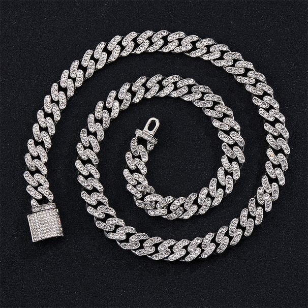 11MM Box Buckle Miami Heavy Industries Cool Style Cuban Chain Hip Hop Men's Necklace_ipsvogv.com