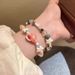 Macaron Colored Ceramic Conch Bead Niche Design, Fresh And Sweet Bracelet, Best Friend Dopamine Bracelet_ipsvogv.com