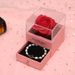 Women’s Jewelry Set Fashion hot selling rose necklace gift box Valentine's Day gift jewelry box acrylic drawer flower box_ipsvogv.com