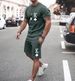 Men's printed casual short-sleeved two-piece suit_ipsvogv.com
